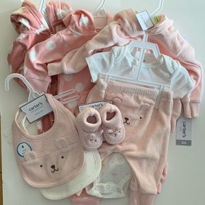 Carters 3 mo baby girl bundle NWT